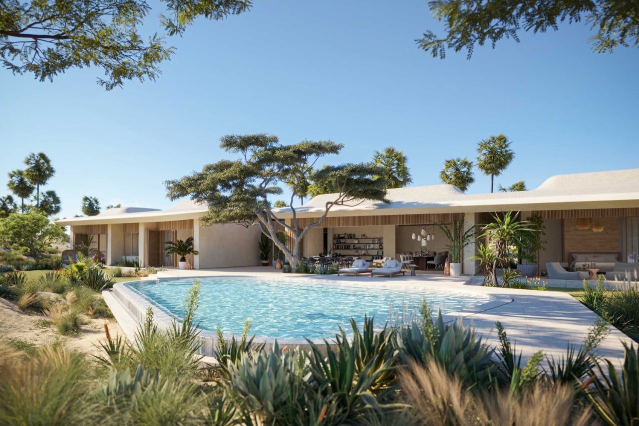 Branded villa and private pool on the Red Sea coast